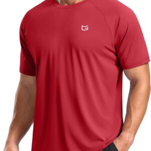 G Gradual Men's Workout Athletic T-Shirts Moisture Wicking Cooling Running Shirts Short Sleeve Performance Tee for Gym Tennis